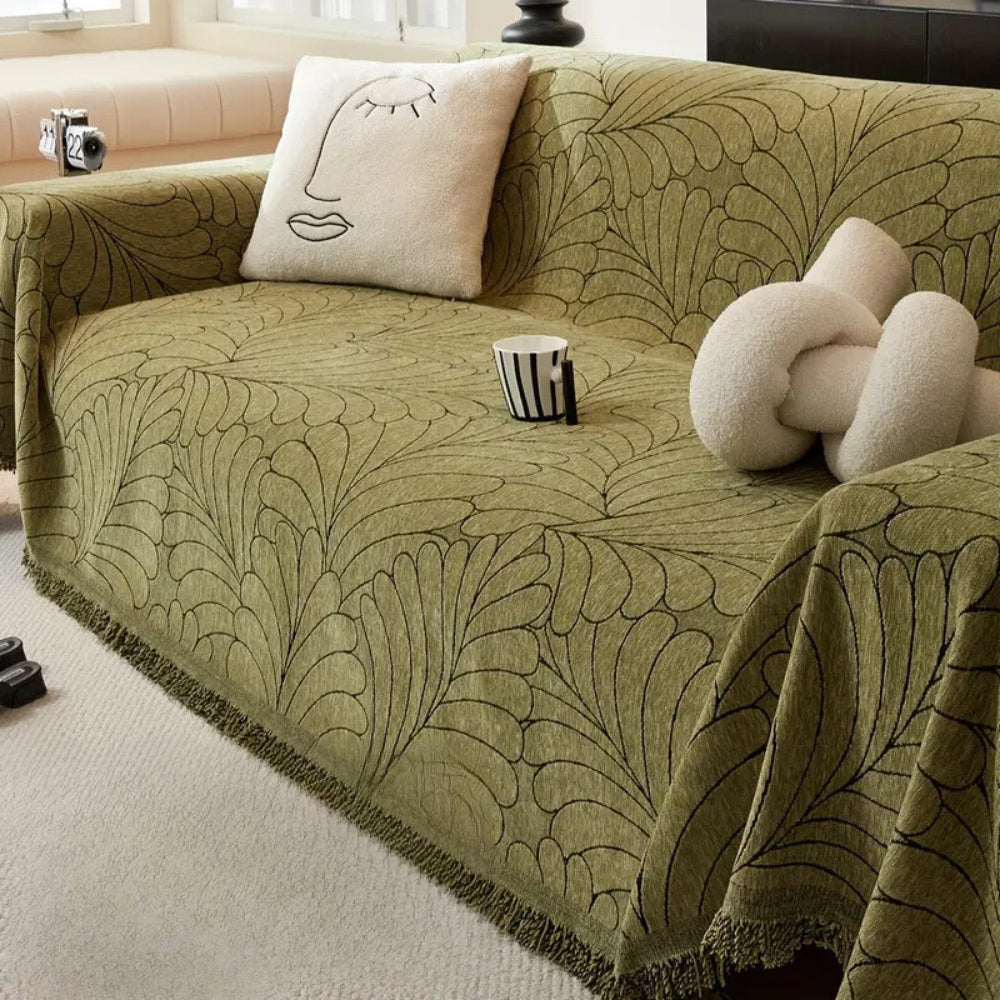 Lisslune | Frond Design Reversible Sofa Cover