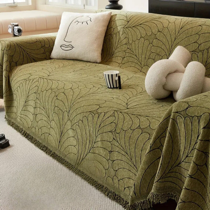 Lisslune | Frond Design Reversible Sofa Cover