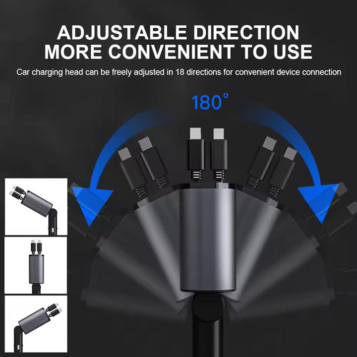 Lisslune | Four-in-One Car Phone Charger
