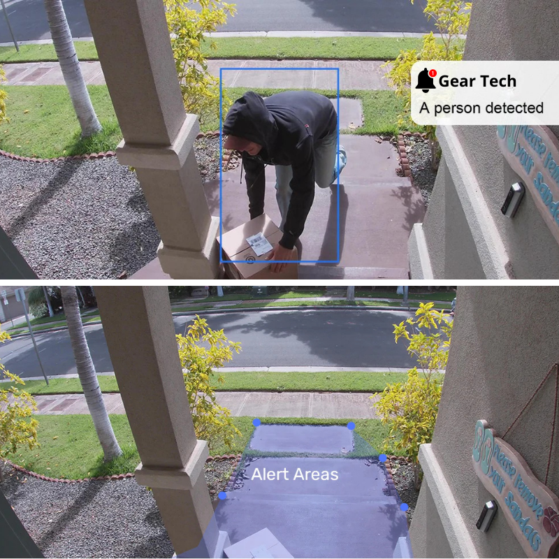 Lisslune | Wireless Smart Video Doorbell | No Subscription Needed | High-Definition Camera Doorbell