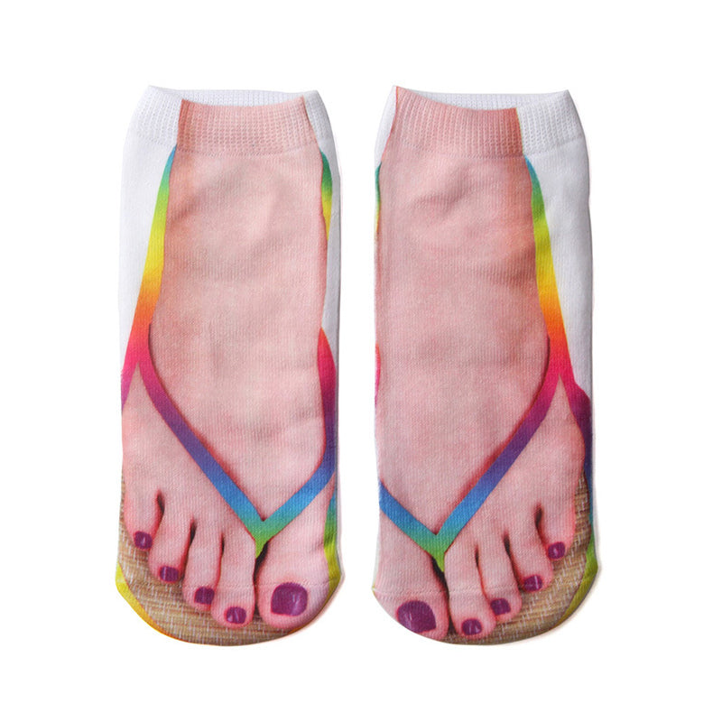 Lisslune | Manicure Print Socks