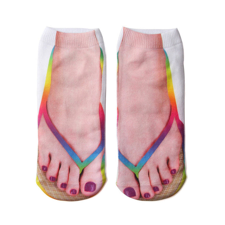 Lisslune | Manicure Print Socks