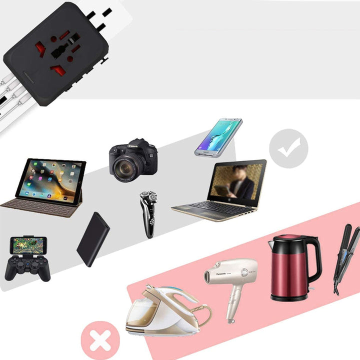 Lisslune | Universal Smart Travel Adapter Voltage Converter