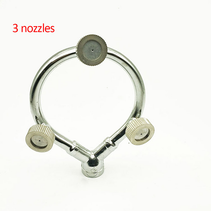 Lisslune | High pressure stainless steel ring multi nozzle – Efficient spray attachment for garden irrigation