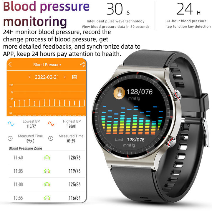 Lisslune | CFDA EKG Blood Oxygen Heart Rate Health Monitoring Smart Watch