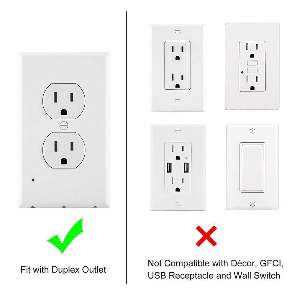 Lisslune | Outlet wall plate with LED night lights