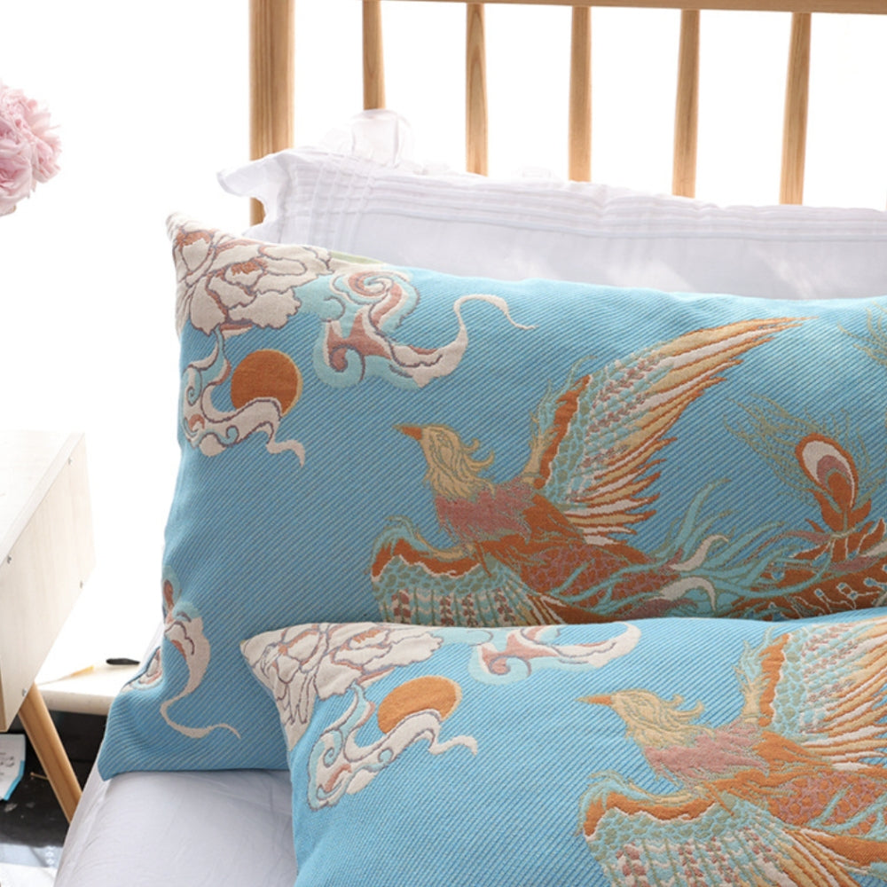 Lisslune | Ornate Heritage Cotton Pillowcase Set