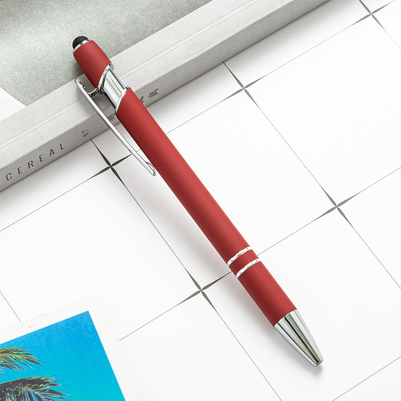 Lisslune | Metal Print Aluminum Ballpoint Pen, 8 Pieces