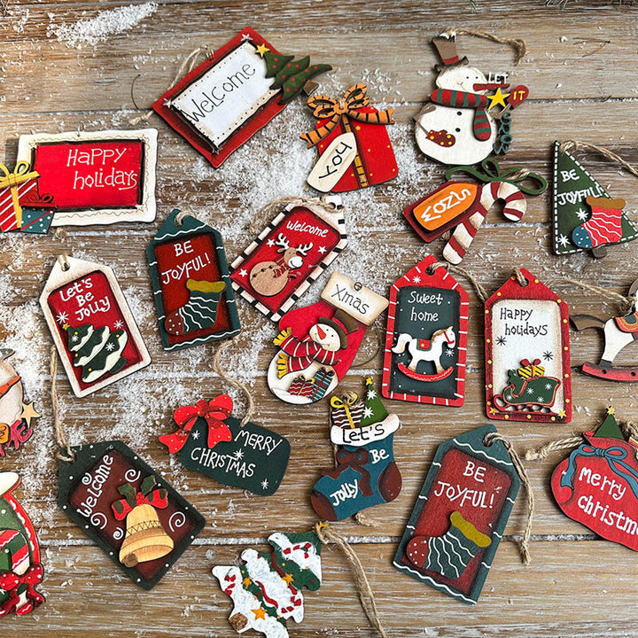 Lisslune | Christmas decoration wooden pendant