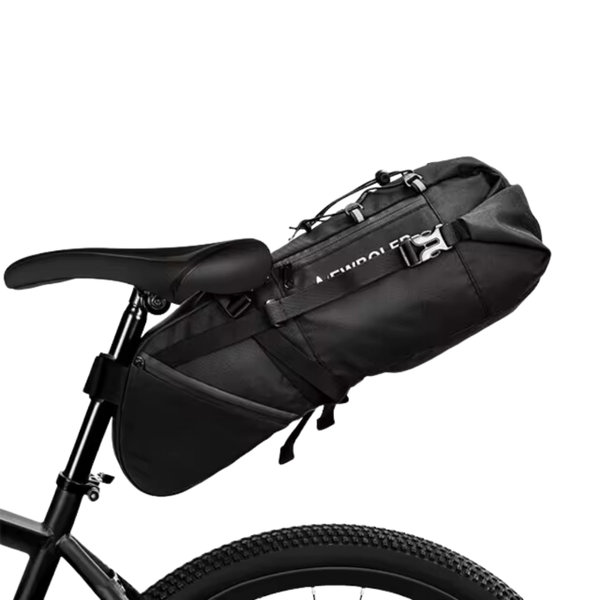 Lisslune | Waterproof Bike Saddle Bag – 10L Capacity, Lightweight & Durable Cycling Seat Pack