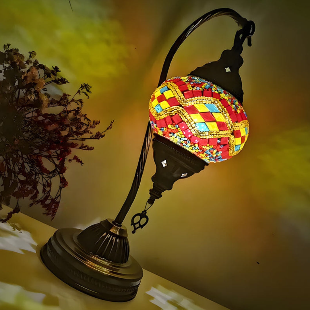 Lisslune | VibrantStyle - colorful glass mosaic lamp