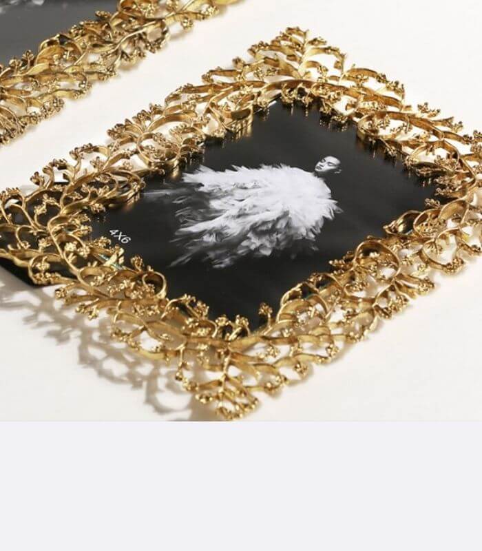 Lisslune | Florentis - Elegant leaf design nature-inspired frame