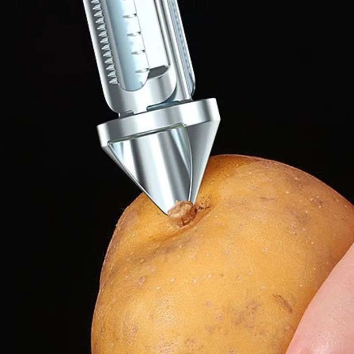 Lisslune | 3-in-1 stainless steel vegetable peeler