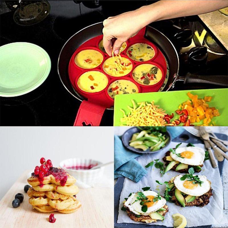 Lisslune | Non-stick silicone pancake mold ring