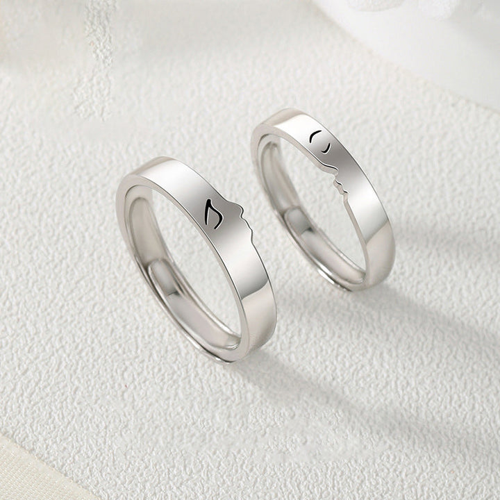 Lisslune | Love at first kiss couple rings