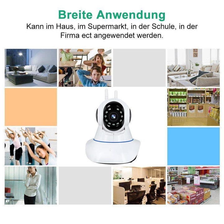 Lisslune | 360° Rotatable Wireless WiFi HD 720P IP Camera