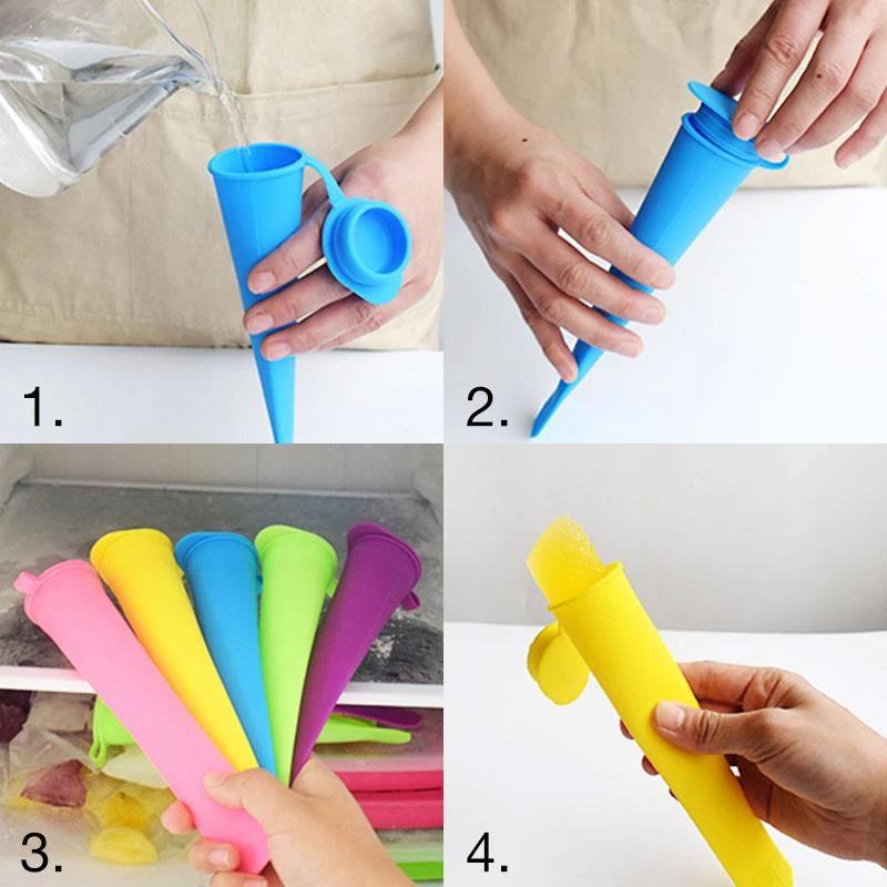 Lisslune | Colorful Silicone Ice Pop Mould