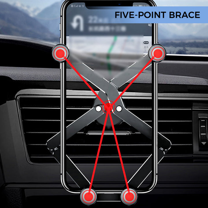 Lisslune | One-Word-Deformation-Car-Air-Outlet-Holder