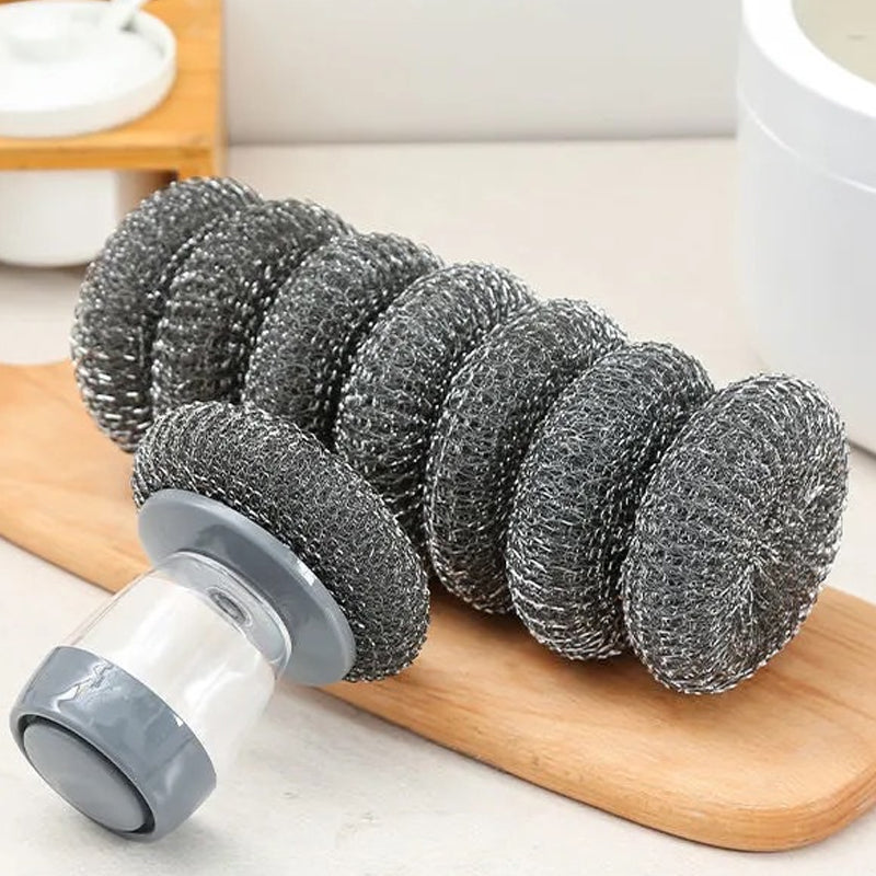 Lisslune | Kitchen soap dispenser hand brush