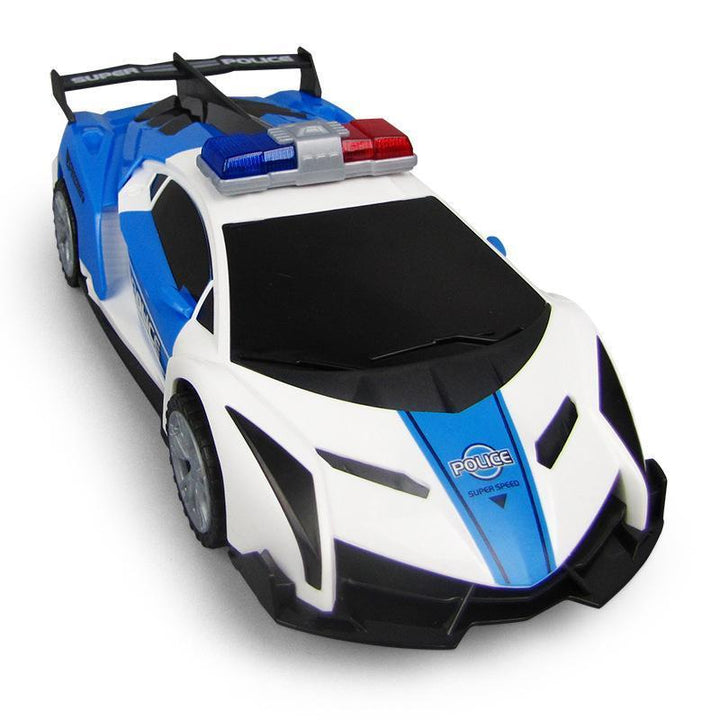 Lisslune | 360 Degree Steering Wheel Musical LED that Illuminates Electronic Police Car