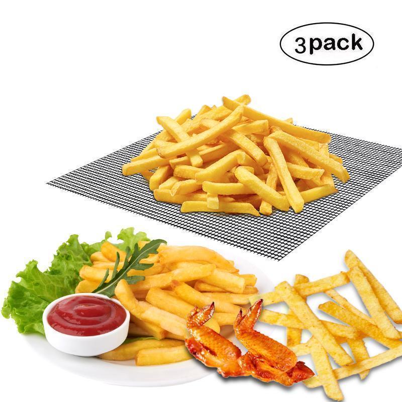 Lisslune | Reusable non-stick PTFE fiberglass grill mat