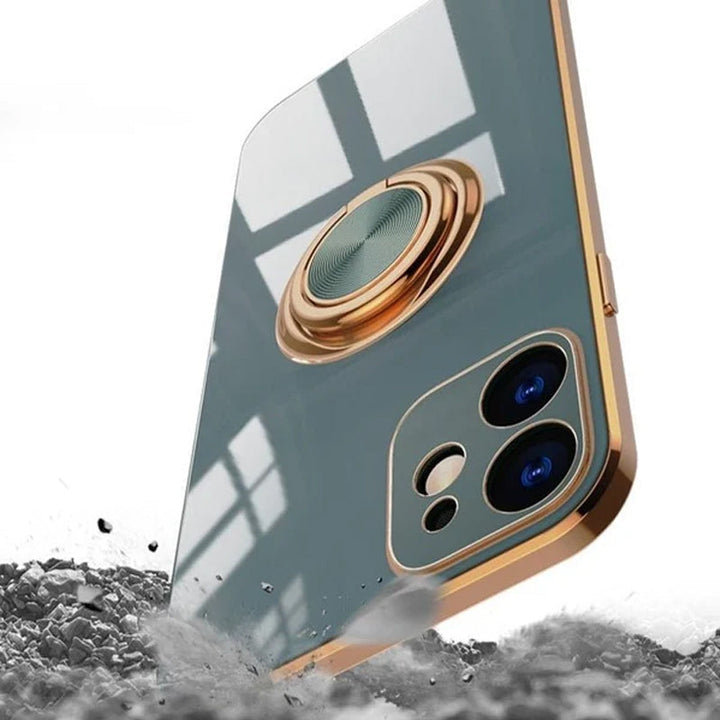 Lisslune | Plated iPhone Case with Ring