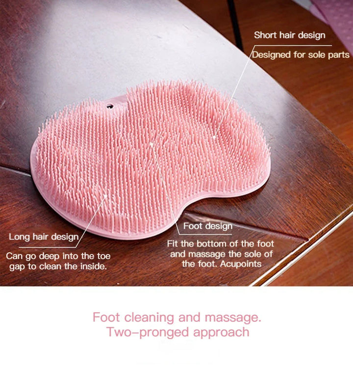 Lisslune | Shower Foot & Back Cleaner, Massage Pad
