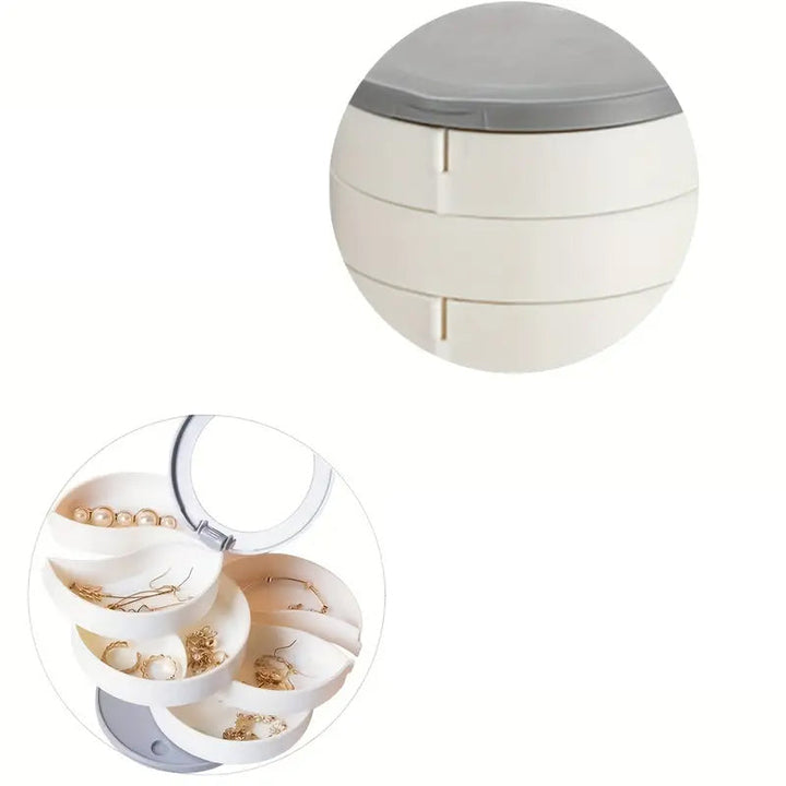 Lisslune | Multilayer rotating jewelry box