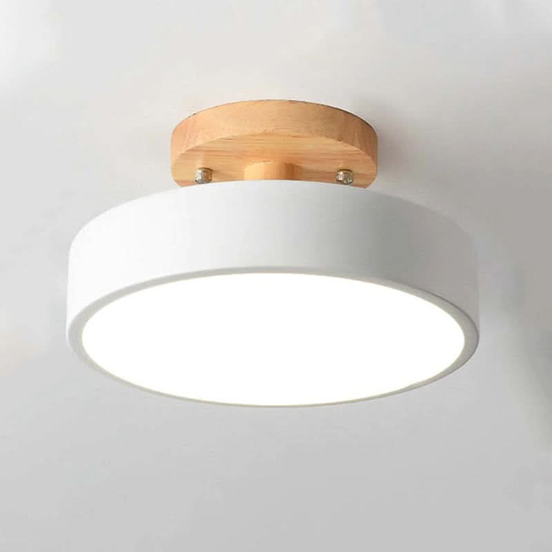 Lisslune | Modern Wood LED Ceiling Light with Dimmable Function