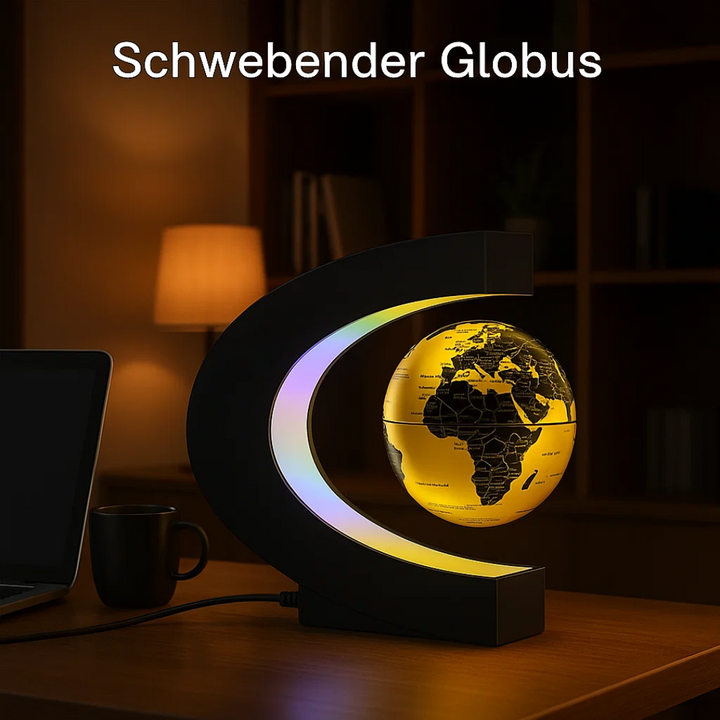 Lisslune | AstroGlobe LED World Globe – Floating Globe Lamp with Magnetic Suspension