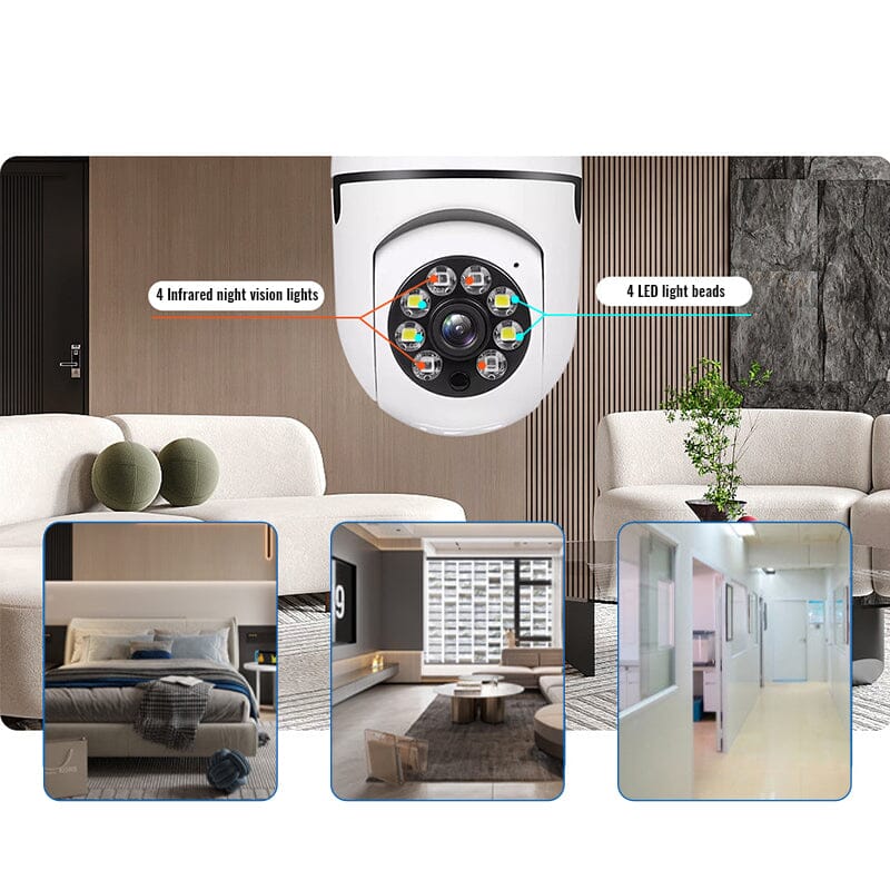 Lisslune | Wireless Wifi Lamp Camera Surveillance Camera