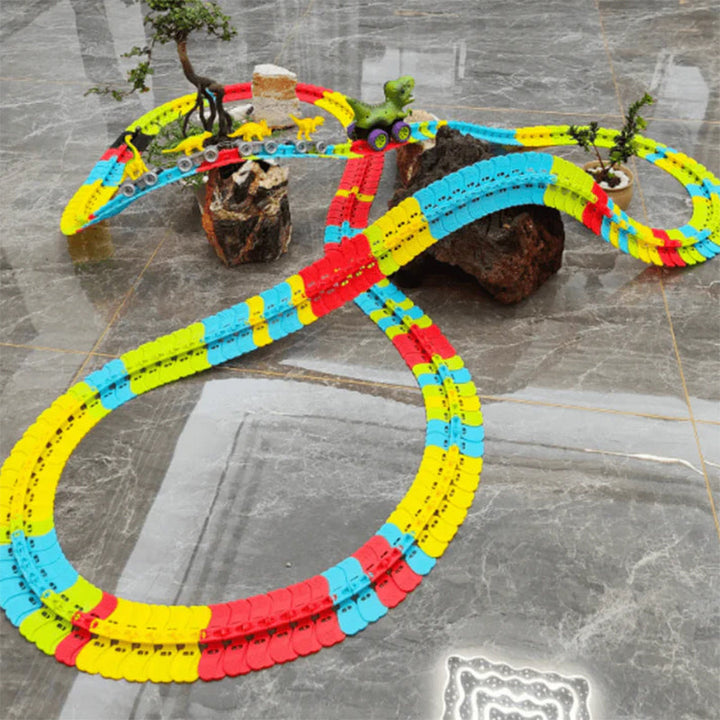 Lisslune | Roller Coaster Dinosaur Track Car