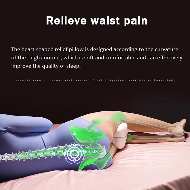 Lisslune | Ergonomic Memory Foam Pillow for Legs