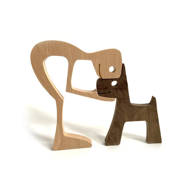 Lisslune | Animal Lover Wooden Sculpture Table Decoration
