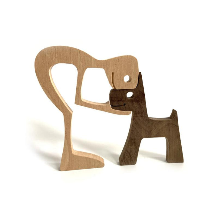 Lisslune | Animal Lover Wooden Sculpture Table Decoration
