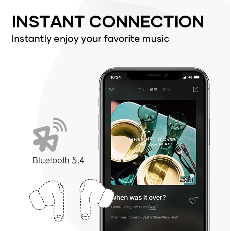 Lisslune | Noise-cancelling Bluetooth earbuds