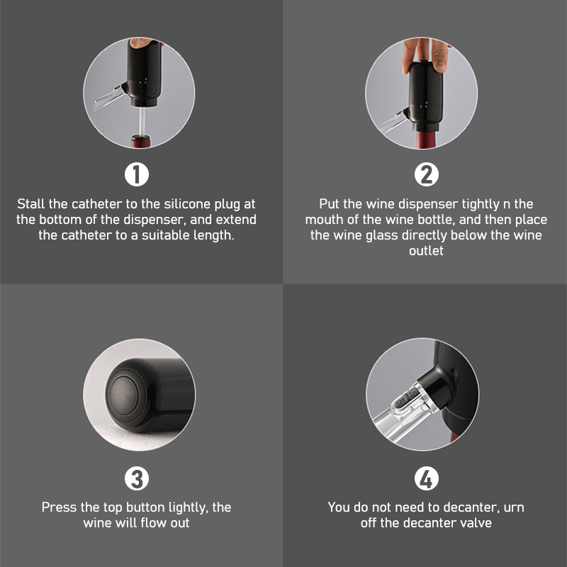 Lisslune | Silicone sealed red wine and champagne stopper