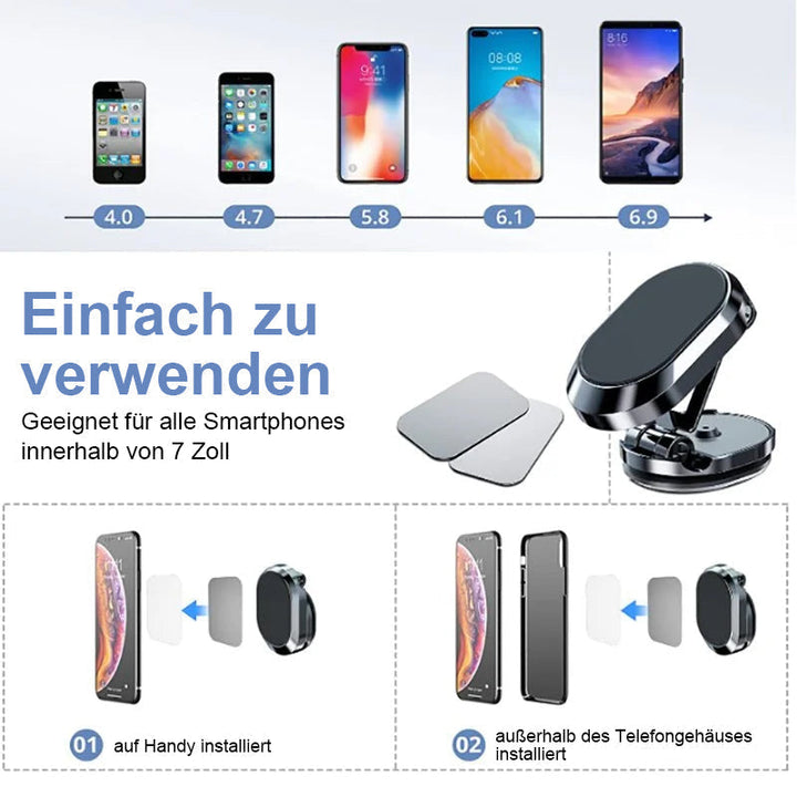 Lisslune | Magnetic Phone Holder for Car