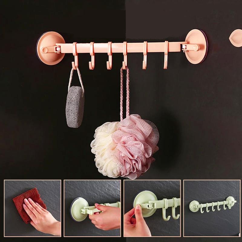Lisslune | GripEase Adjustable Suction Cup Hooks – Stylish and Secure Hanging