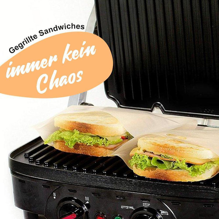 Lisslune | Bequee Non-Stick Toast Bags for Microwave, Reusable, 5-Pack
