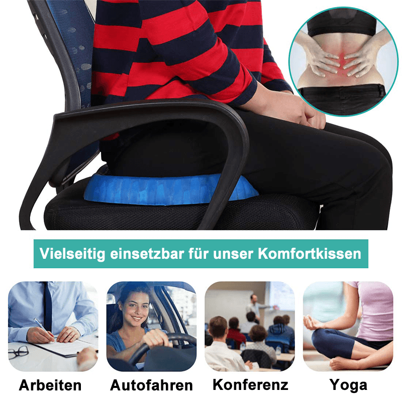 Lisslune | Super Soft Silicone Back and Butt Comfort Cushion