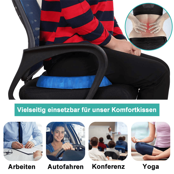 Lisslune | Super Soft Silicone Back and Butt Comfort Cushion