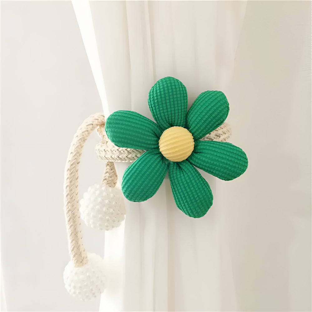 Lisslune | Whimsical Flower Curtain Tie Back