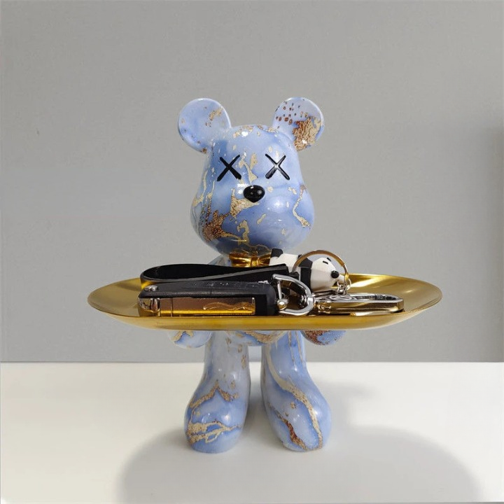 Lisslune | Bear statue with tray