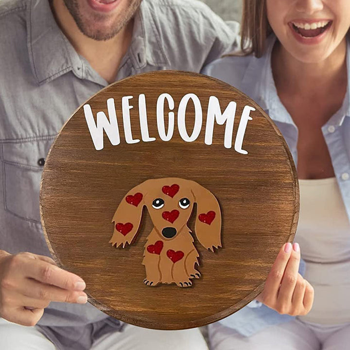 Lisslune | Dachshund door hanging decoration