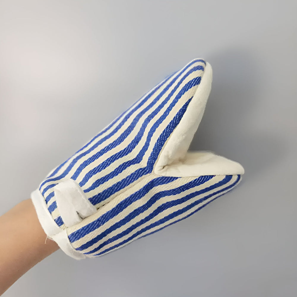 Lisslune | Striped Heat-Resistant Kitchen Mitts
