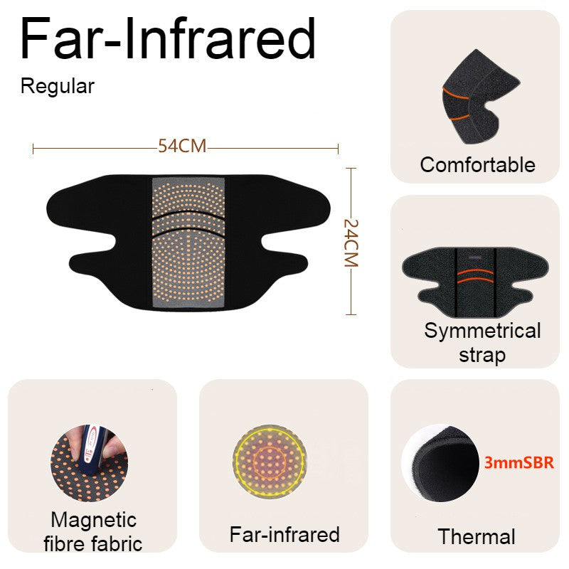 Lisslune | Far Infrared Thermal Knee Warmer, with Super Warm Fabric & Bionic Carapace Design, for Winter, Travel & Outdoors