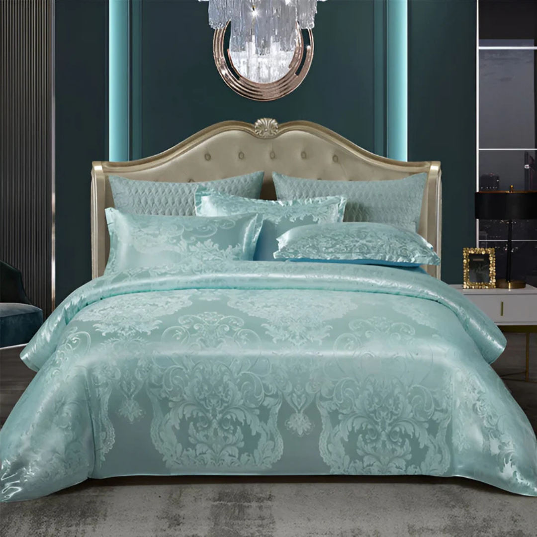 Lisslune | Luxury Satin Duvet Cover with Pillowcases – Silky Soft & Breathable Bedding