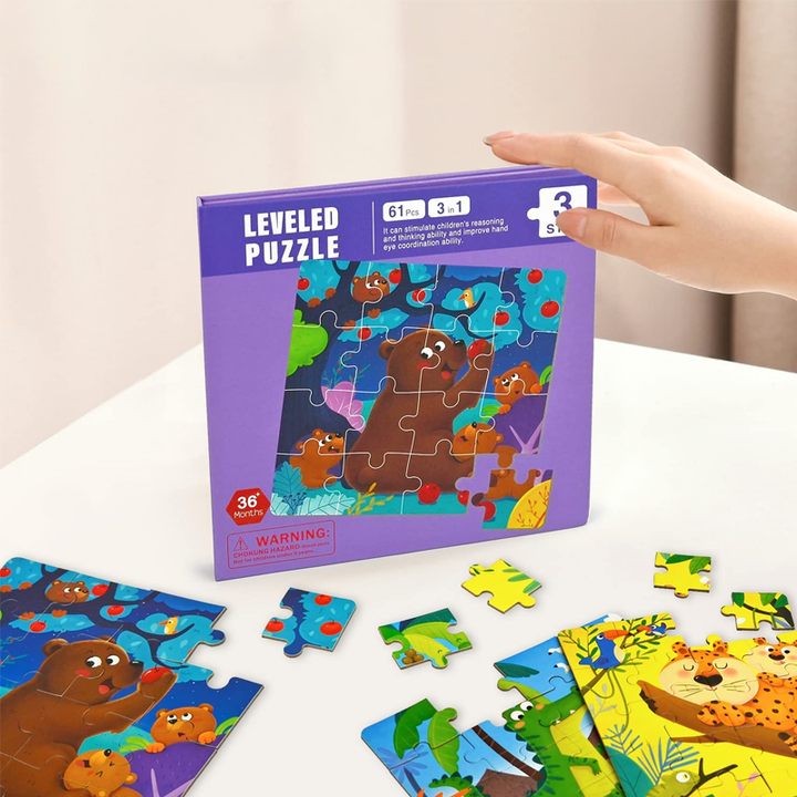 Lisslune | 3-in-1 Magnetic Puzzle Book