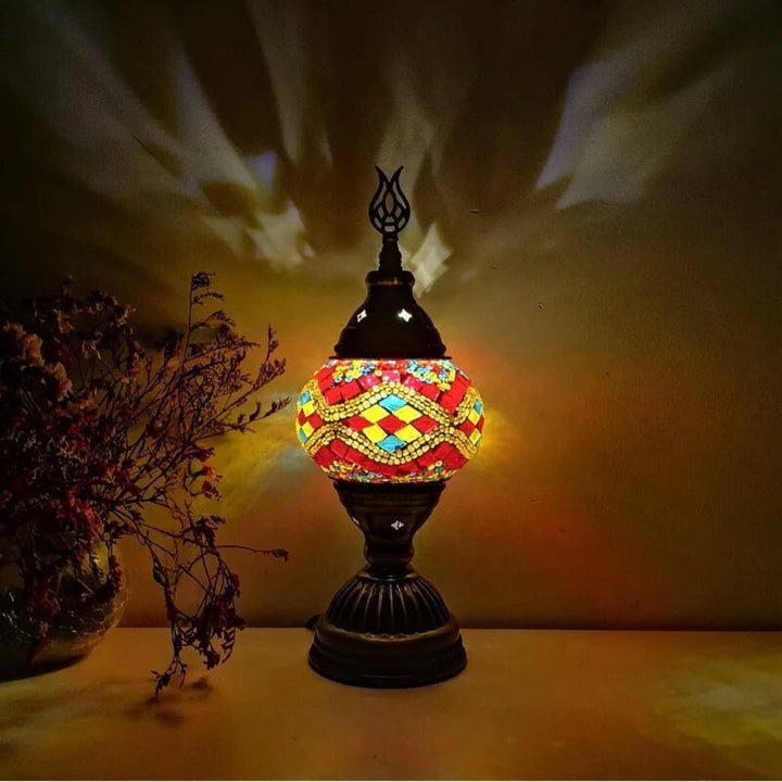 Lisslune | Mosaic Colorful Pattern Table Lamp
